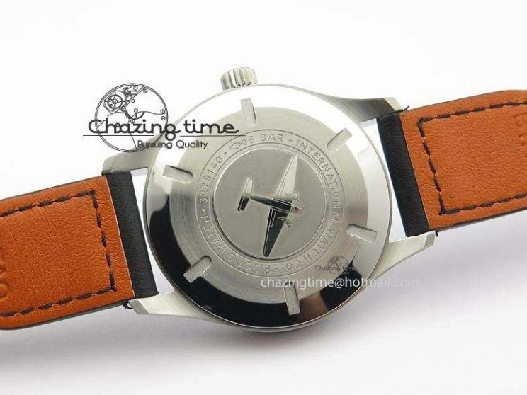 MIROTIME 0305 Mark XVIII IW327002 SS Mk Maker Best Edition White Dial On Black Leather Strap A SunProtective 7298